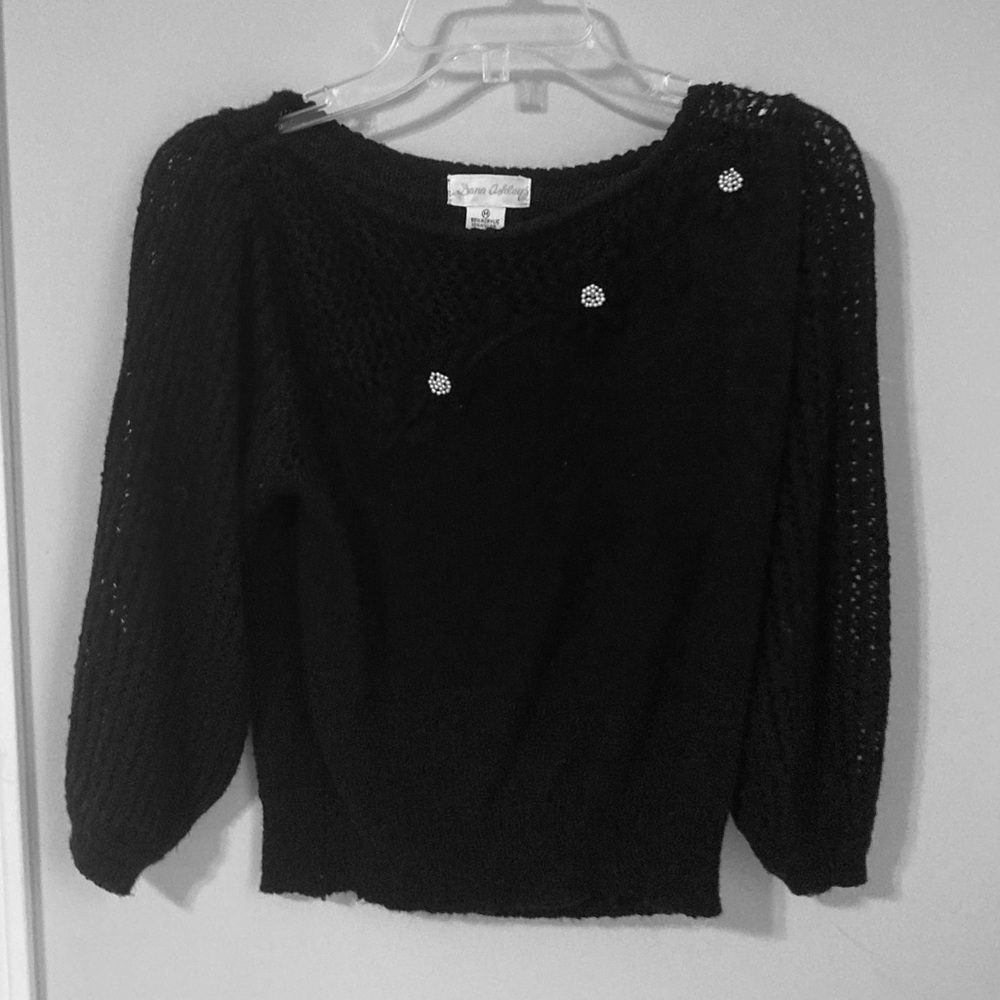 Vintage Dana Ashley Black Sweater